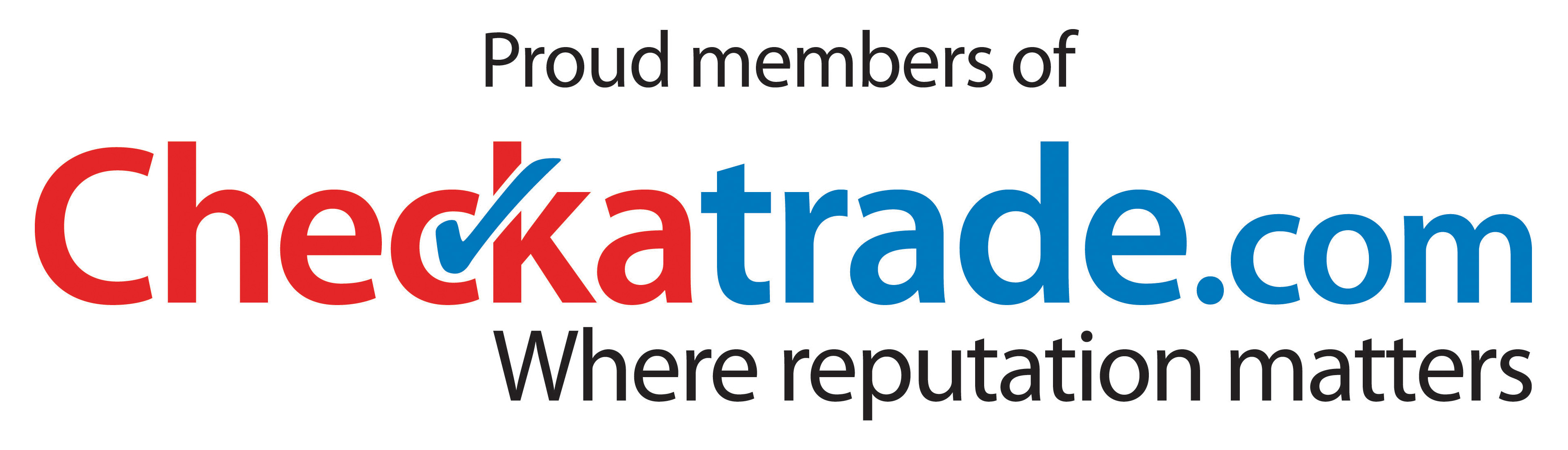 the checkatrade logo with link to checkatrade profile